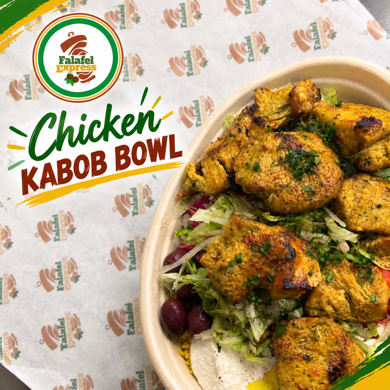 Chicken Kabob Bowl