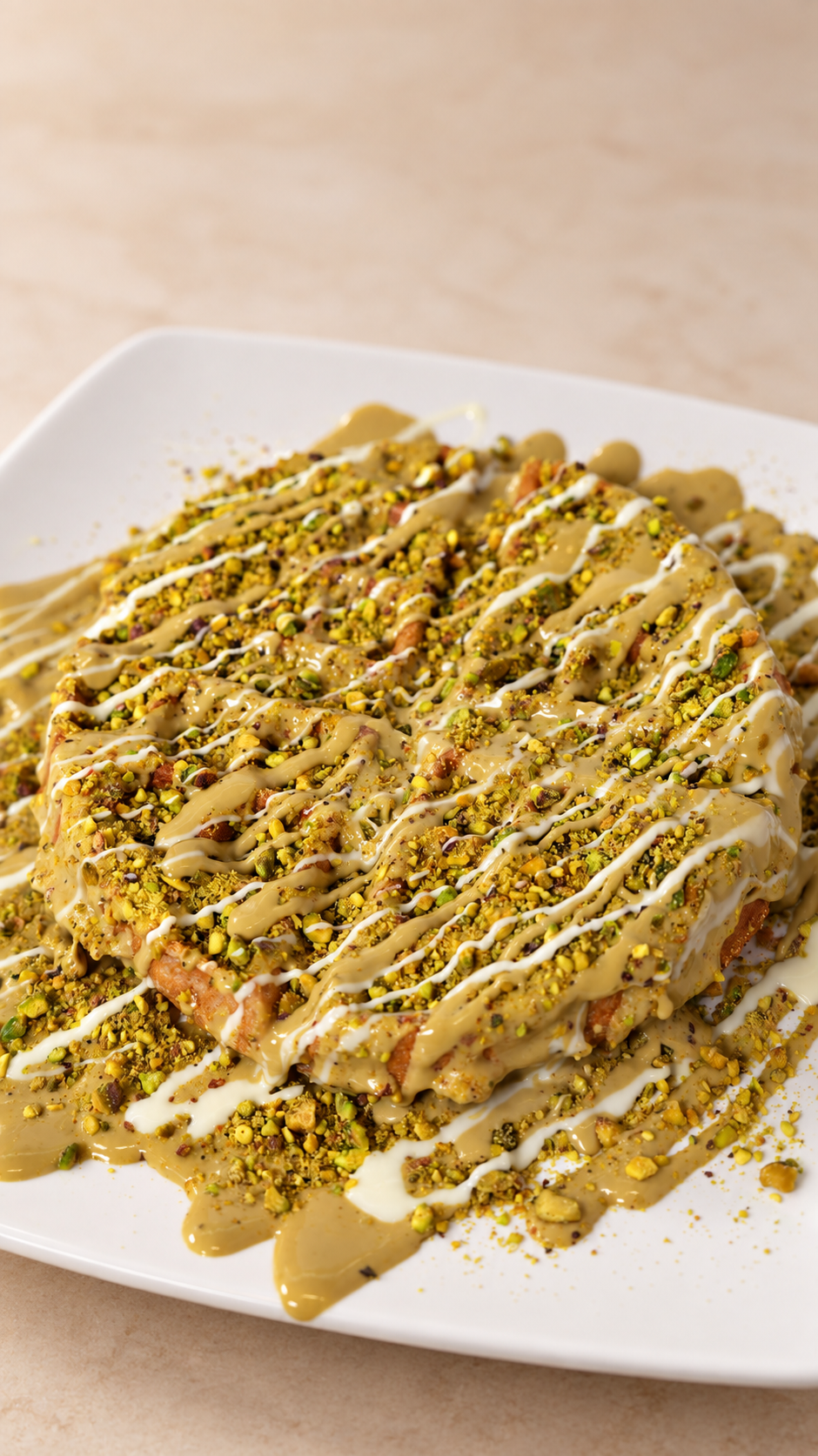 Pistachio Waffle