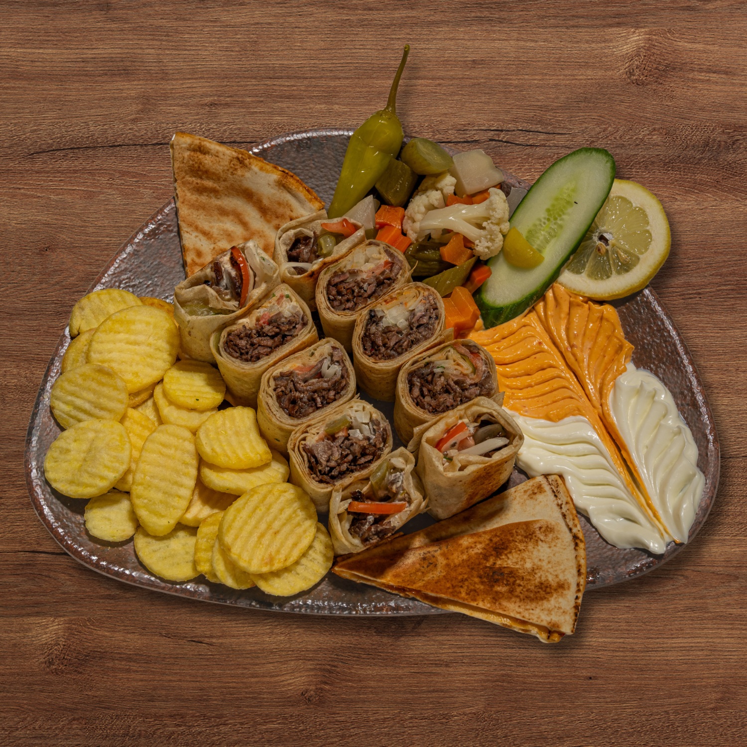 Double Beef Shawarma Combo