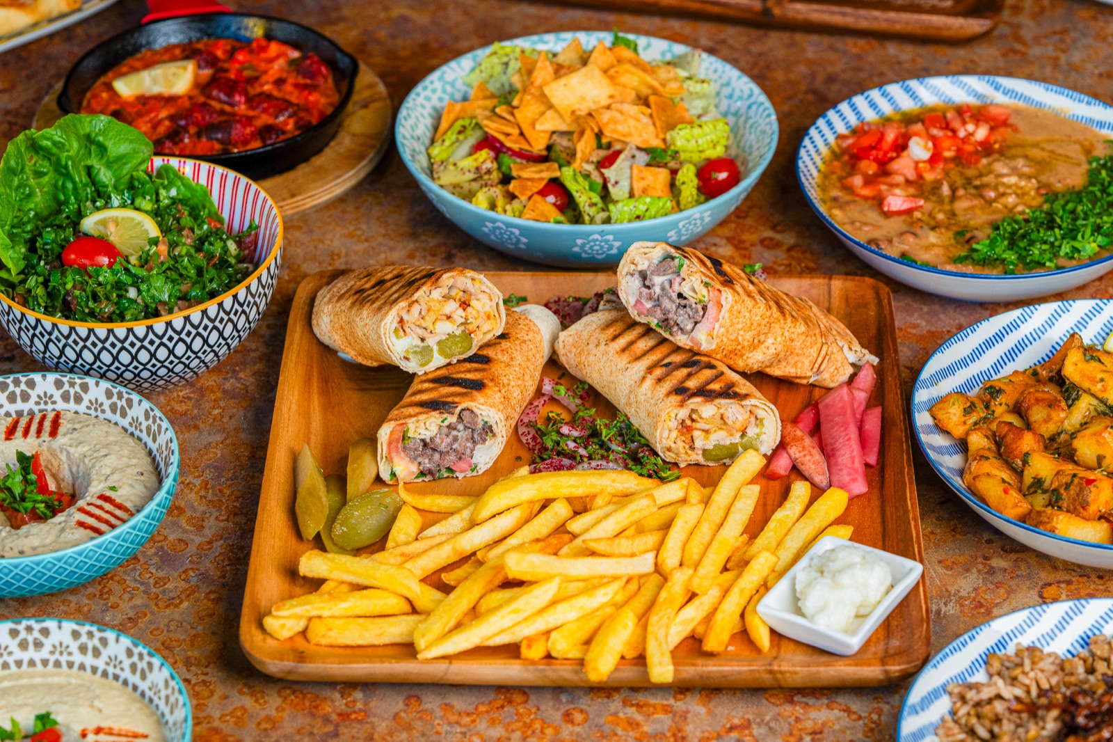 Mixed Shawarma wrap