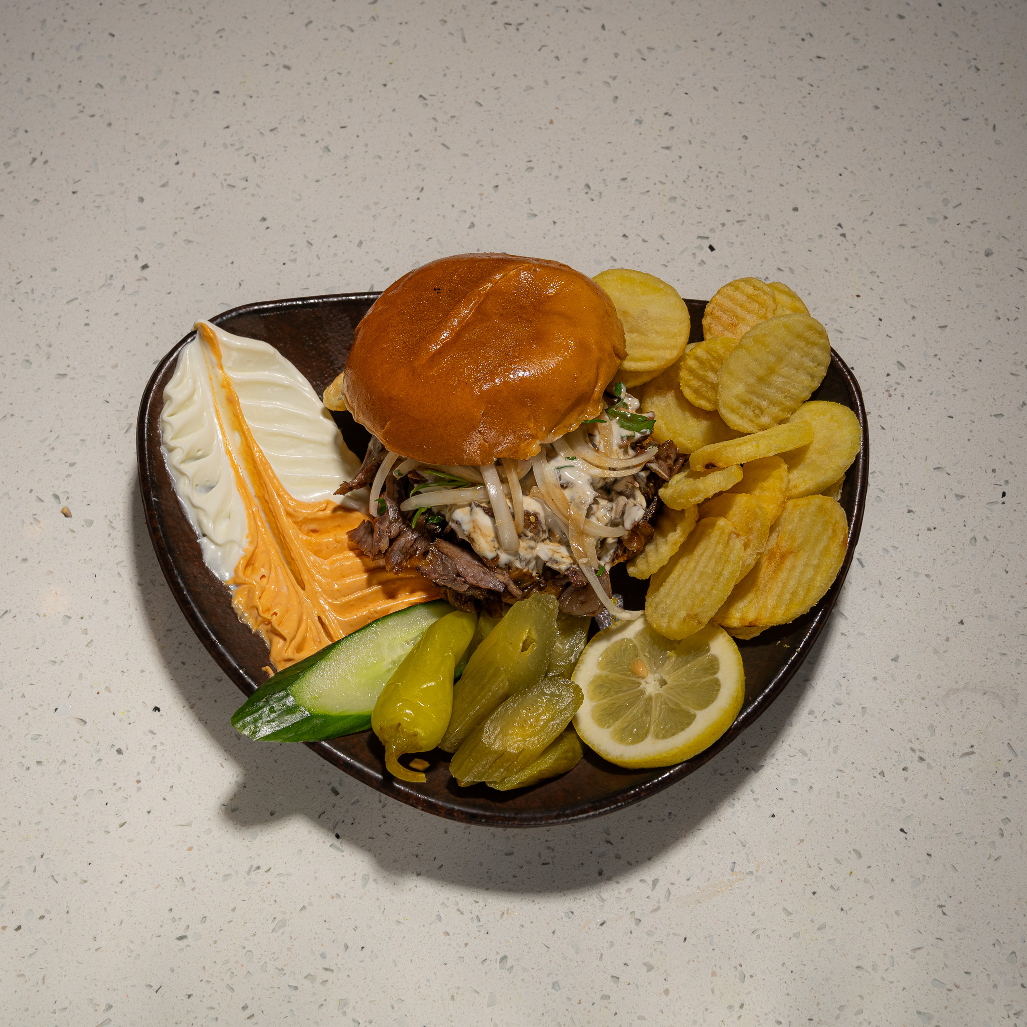 Beef Shawarma Burger Combo