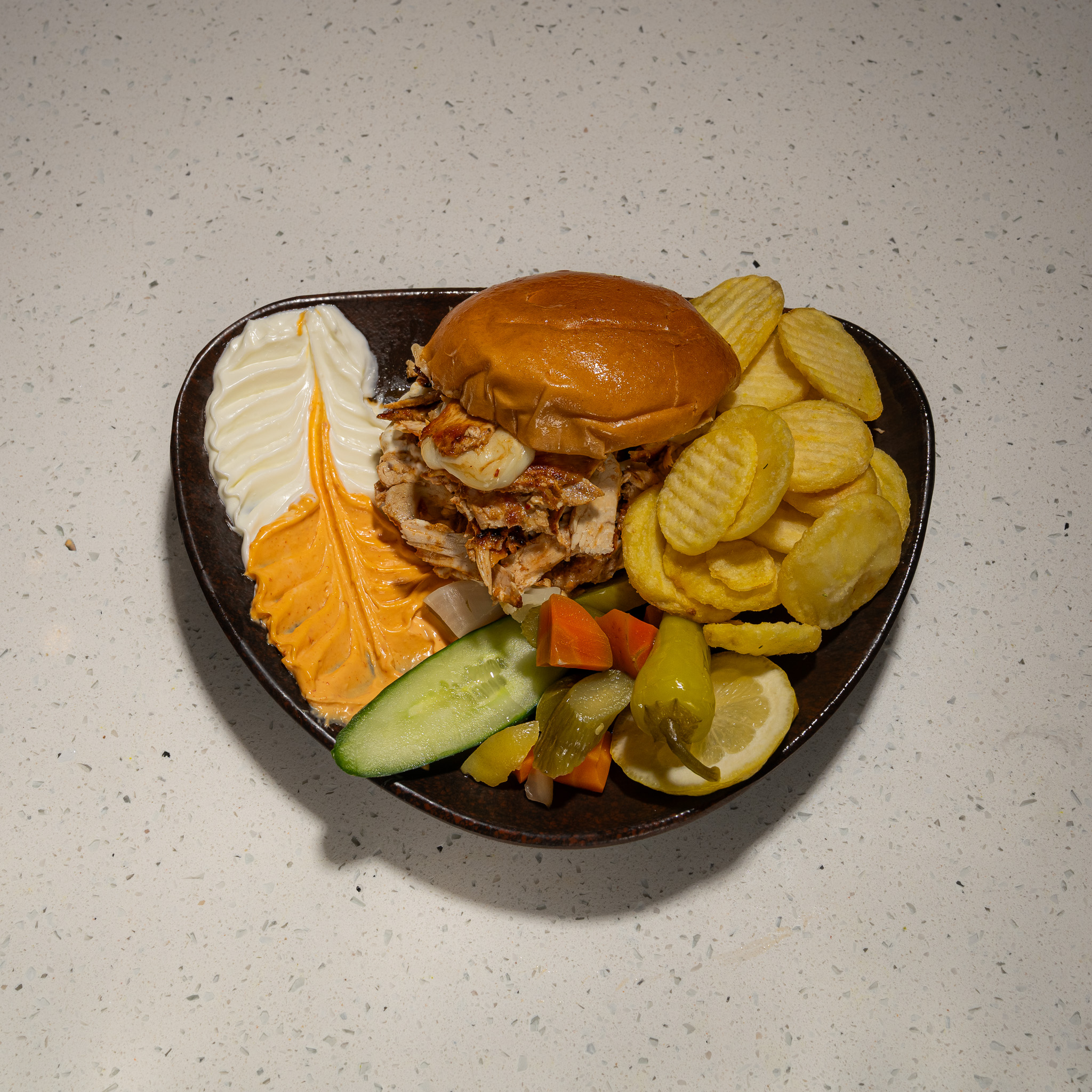 Chicken Shawarma Burger Combo